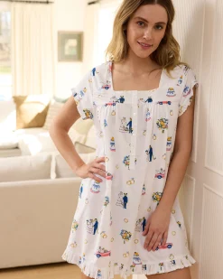 Pintuck Nightgown in Happily Ever After