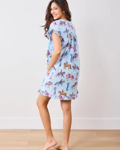 Pintuck Nightgown in Horse Show