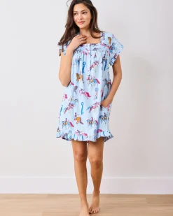 Pintuck Nightgown in Horse Show
