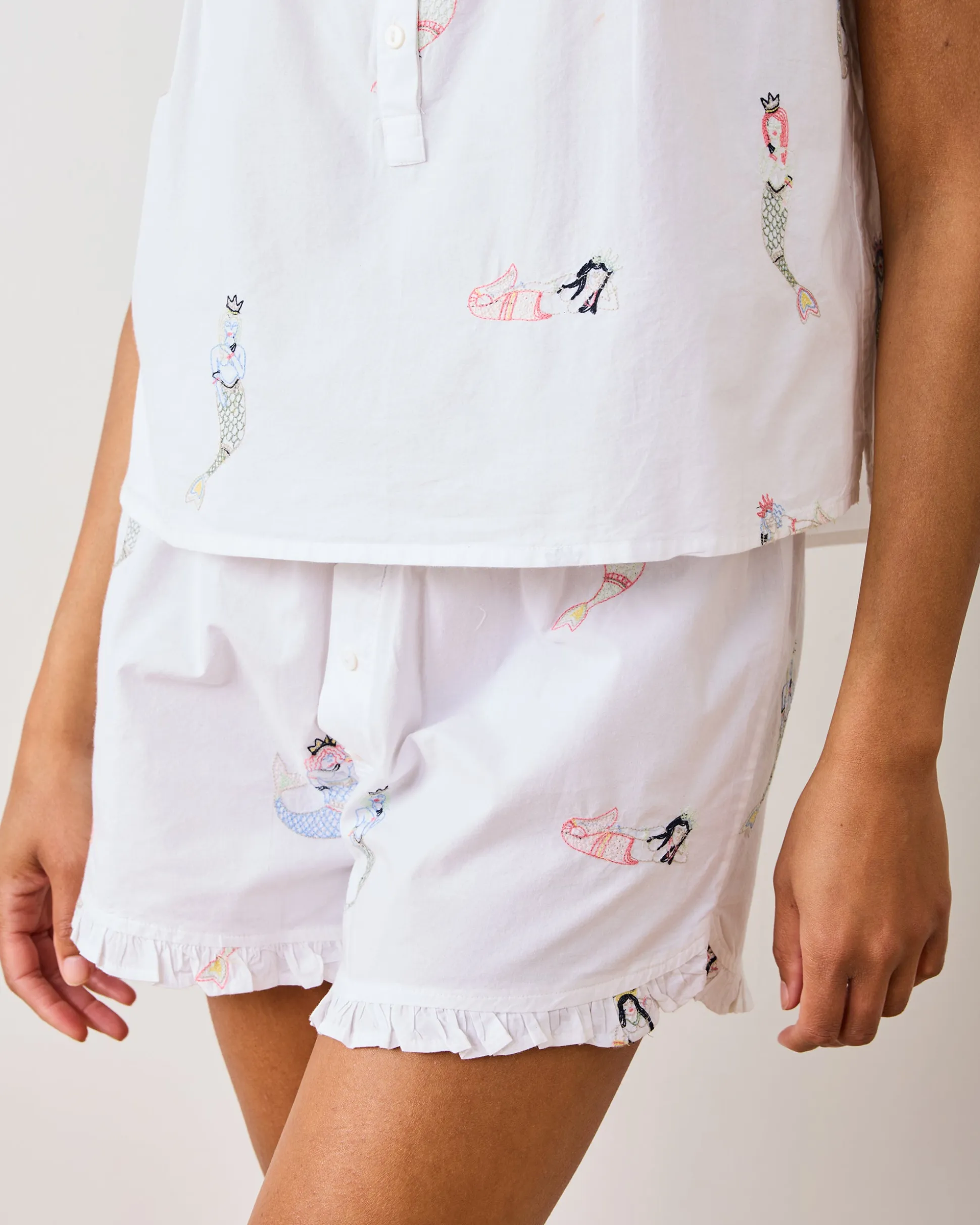 Pintuck Short Set in Daughters Of Triton