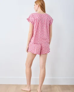 Pintuck Short Set in Mini Candy Hearts