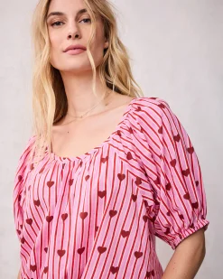 Piper Blouse in Sweethearts