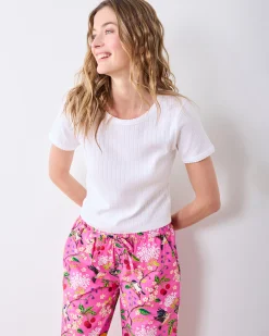 PJ Pant in Bird & Blossom