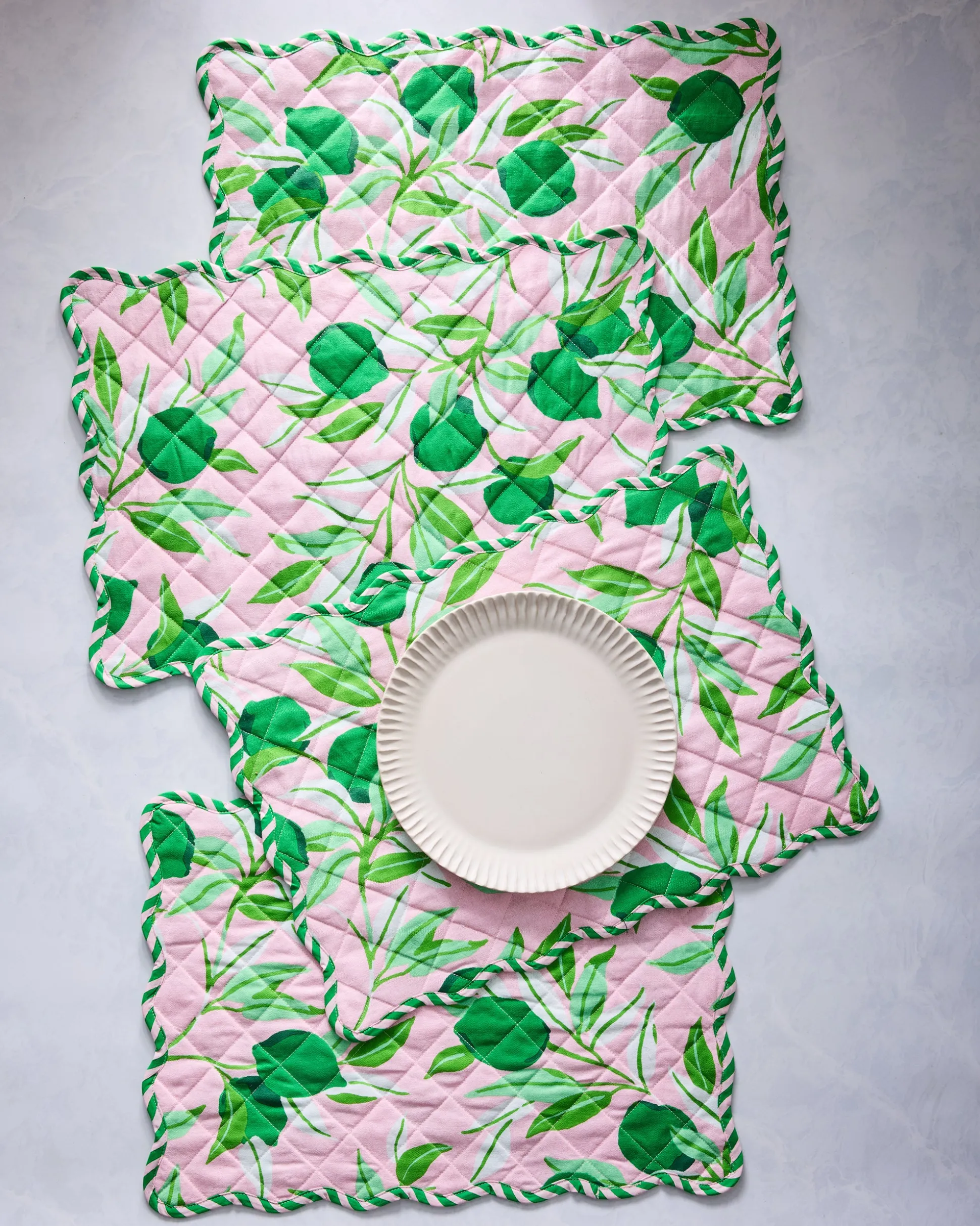 Placemats Set Of 4 in Lime Zest