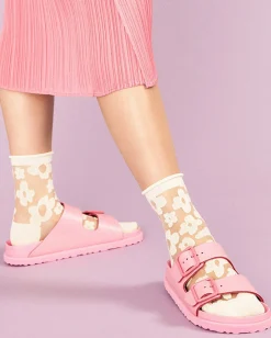 Pop Sheer Short Crew in Snow