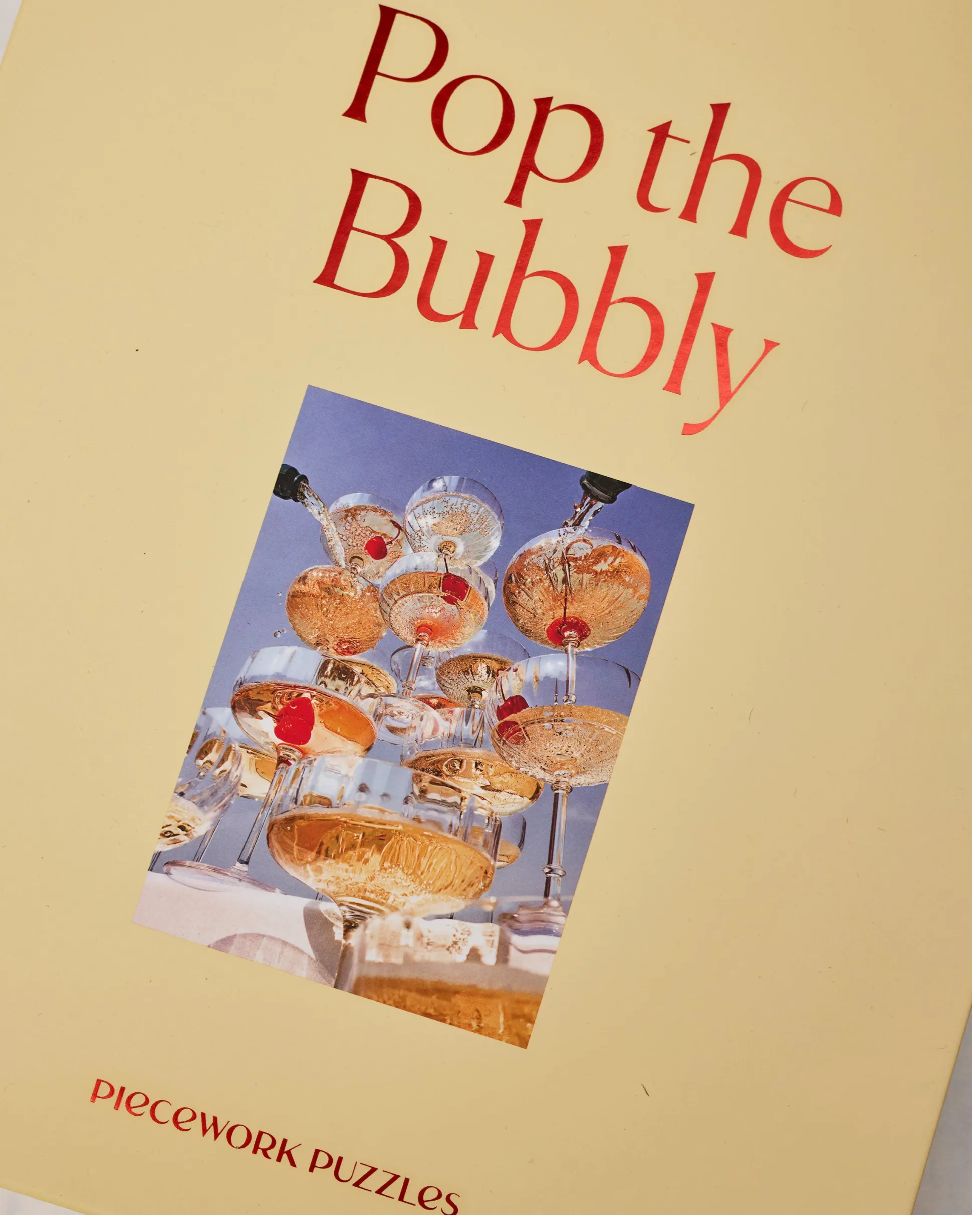 Pop the Bubbly- 1000 Piece Puzzle in Ivory Combo