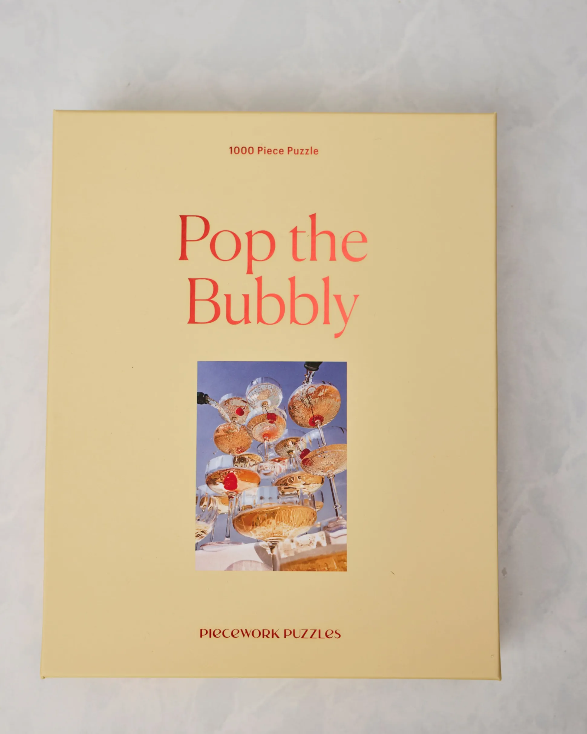 Pop the Bubbly- 1000 Piece Puzzle in Ivory Combo