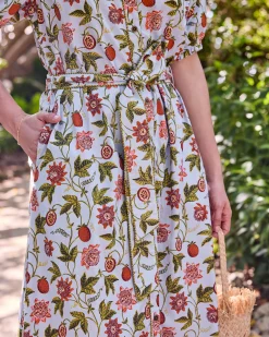 Presley Dress in Passion Vine