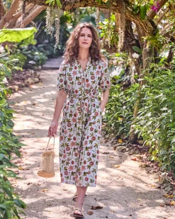 Presley Dress in Passion Vine
