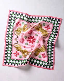 Printed Bandana Scarf in Bagheera Kaleidoscope