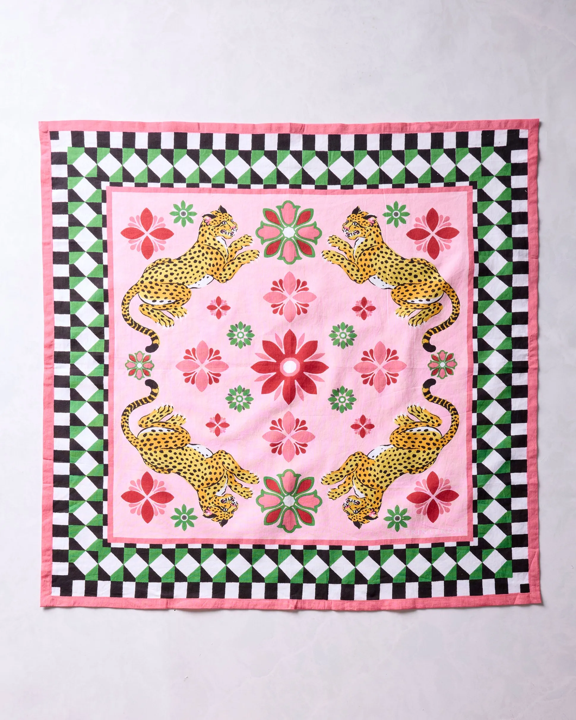 Printed Bandana Scarf in Bagheera Kaleidoscope