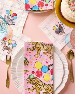 Print Napkins Set Of 4 in Birthday Bagheera