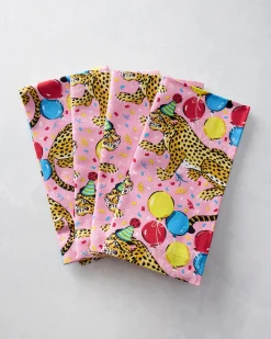 Print Napkins Set Of 4 in Birthday Bagheera