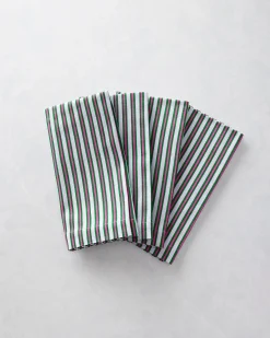 Print Napkins Set of 4 in Posh Stripe