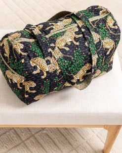 Quilted Duffle Bag in Bagheera