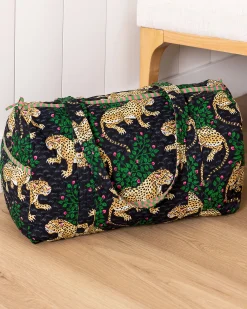 Quilted Duffle Bag in Bagheera