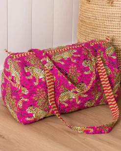 Quilted Duffle Bag in Bagheera