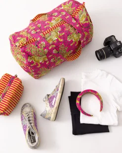 Quilted Duffle Bag in Bagheera