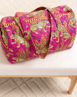 Quilted Duffle Bag in Bagheera