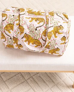Quilted Duffle Bag in Bagheera