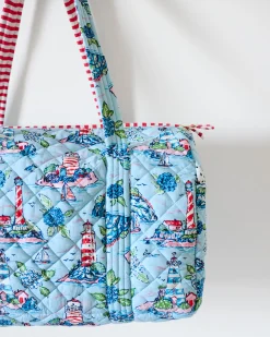Quilted Duffle Bag in Lighthouse Keeper