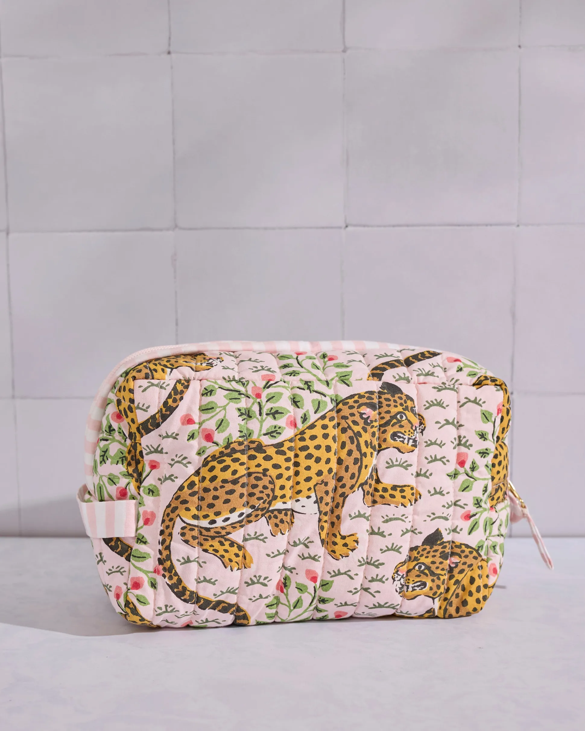 Quilted Pouch in Bagheera