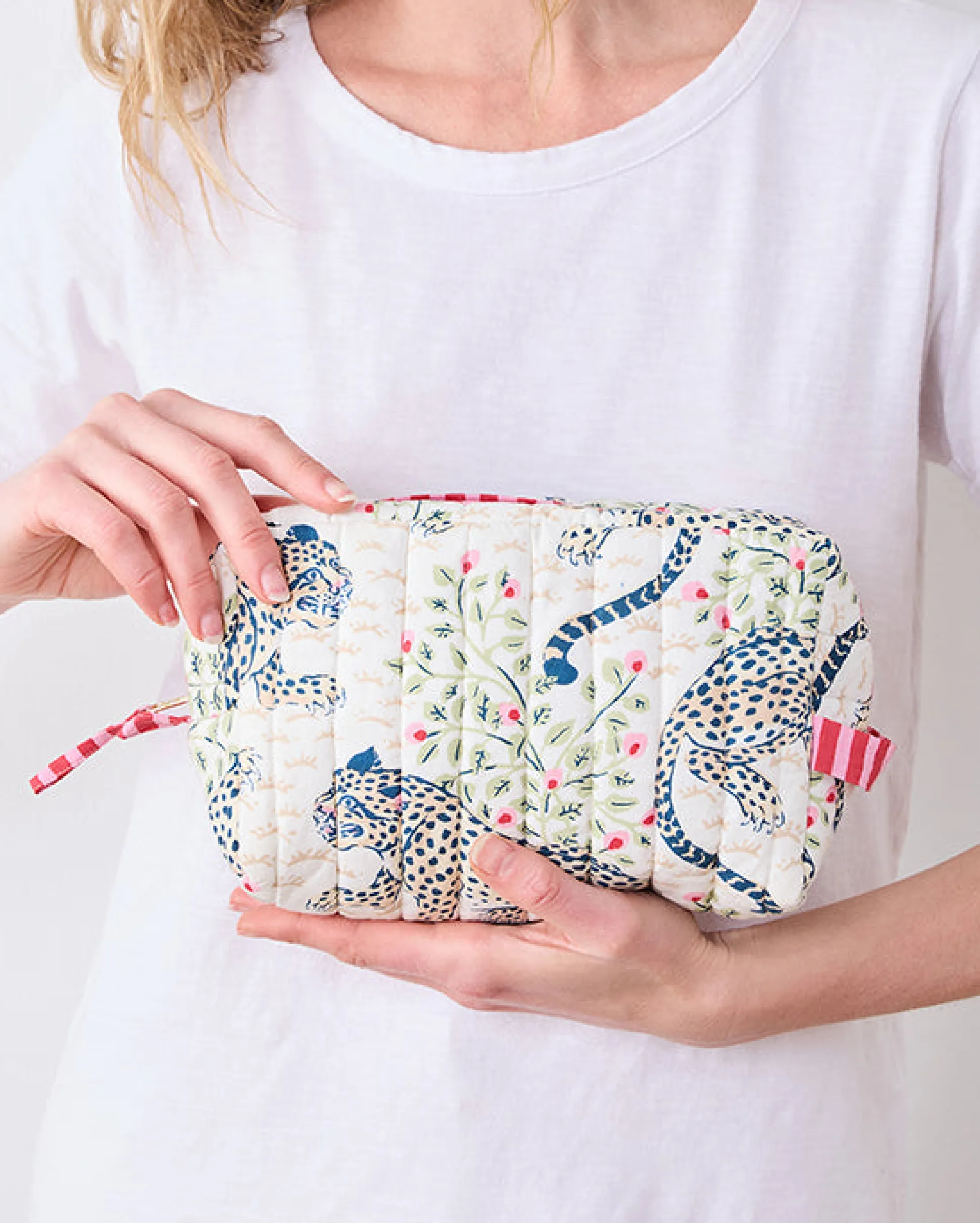 Quilted Pouch in Bagheera