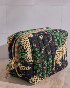 Quilted Pouch in Bagheera