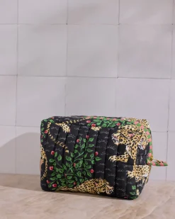 Quilted Pouch in Bagheera