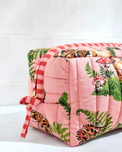 Quilted Pouch in Butterfly Forager