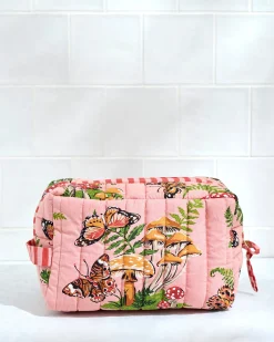 Quilted Pouch in Butterfly Forager