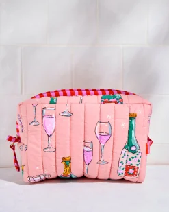 Quilted Pouch in Champagne Tower