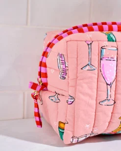 Quilted Pouch in Champagne Tower