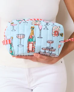 Quilted Pouch in Champagne Tower