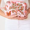 Quilted Pouch in Hen House