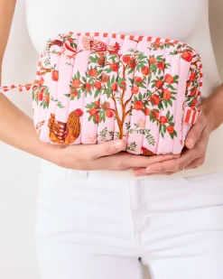Quilted Pouch in Hen House