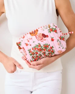 Quilted Pouch in Hen House