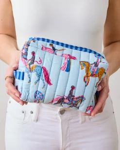Quilted Pouch in Horse Show