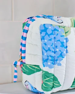 Quilted Pouch in Hydrangea Honeymoon