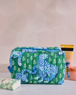 Quilted Pouch in Tiger Queen
