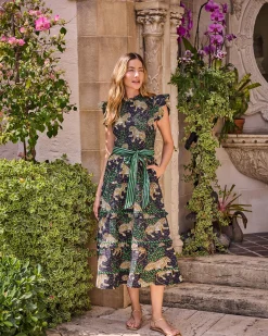 Ready to Ruffle Dress in Bagheera