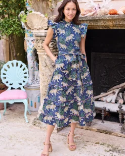 Ready To Ruffle Dress in Bagheera