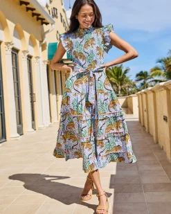 Ready to Ruffle Dress in Bagheera