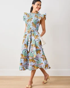 Ready to Ruffle Dress in Bagheera