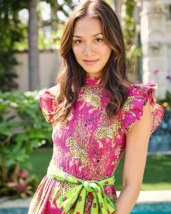 Ready to Ruffle Dress in Bagheera