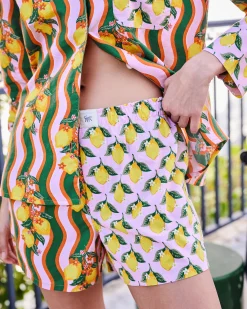 Reese Boxer Set in Lemon Twist