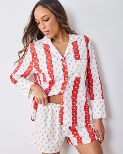 Reese Boxer Set in Sweetheart Stripes