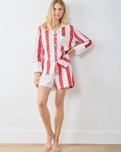 Reese Boxer Set in Sweetheart Stripes