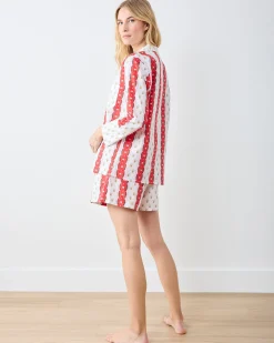 Reese Boxer Set in Sweetheart Stripes