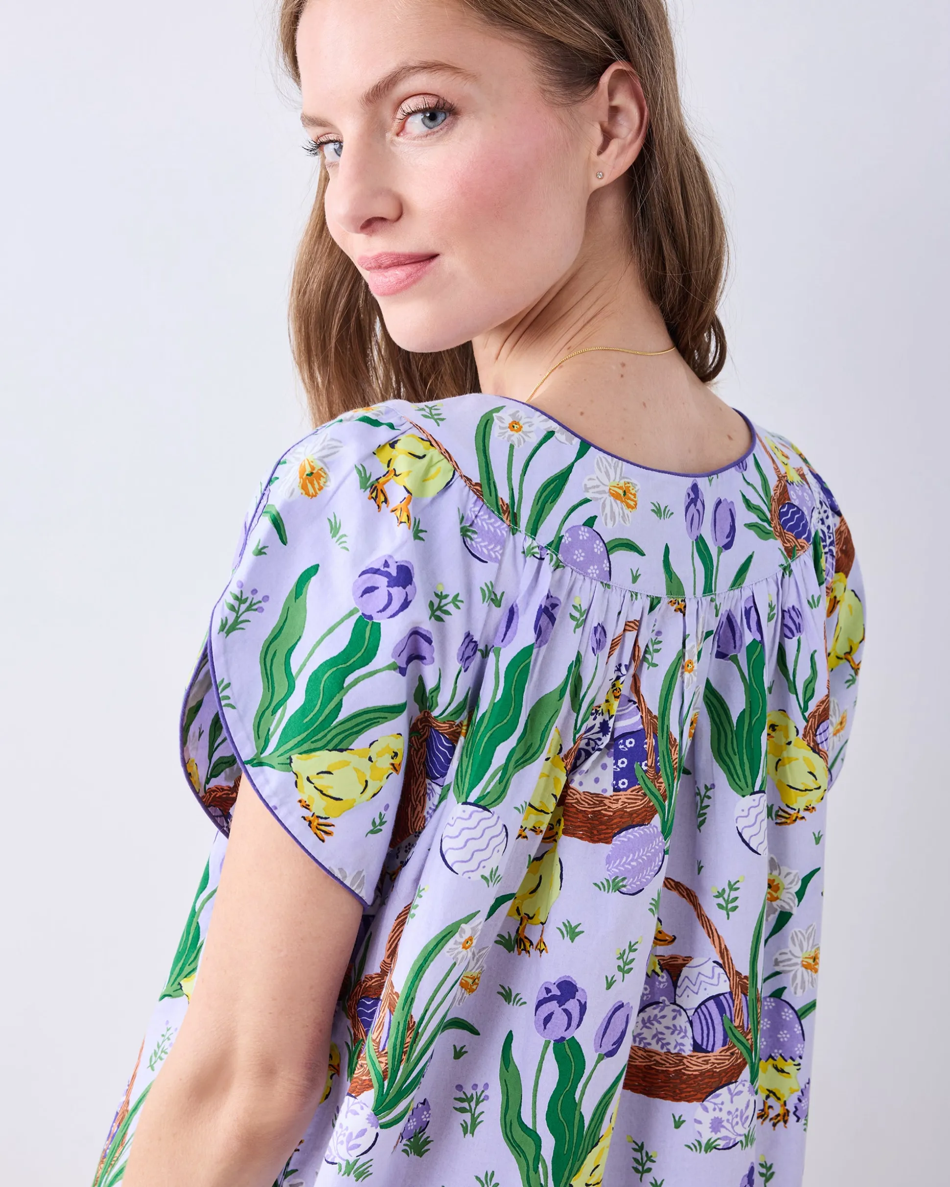 Retro Dreams Nightgown in Egg Hunt